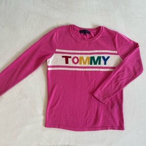 Tommy Hilfiger XS pink sweater 💗